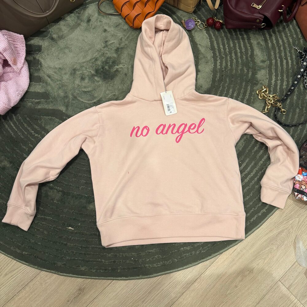Target NWT Sweatshirt with Cricut Design - "No Angel" Charli XCX